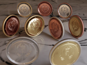 Metallic Coins Pack02 3D 模型