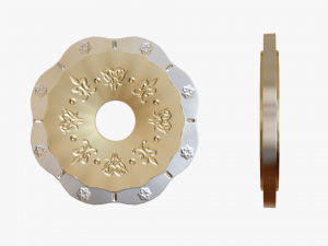 Metallic Coins Pack03 Model 3D