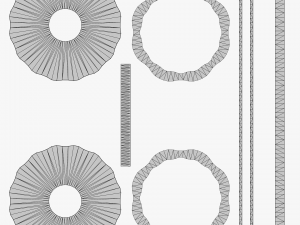 Metallic Coins Pack03 Model 3D