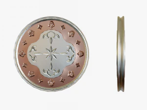 Metallic Coins Pack03 3D Model