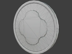 Metallic Coins Pack03 3D Model