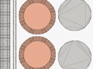 Metallic Coins Pack03 Model 3D
