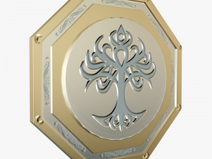 Metallic Coins Pack04 3D 模型