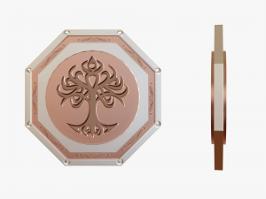 Metallic Coins Pack04 3D 模型