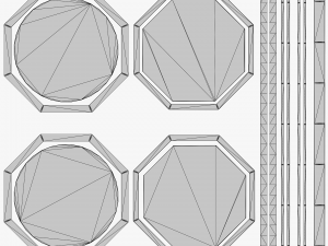 Metallic Coins Pack04 3D 模型