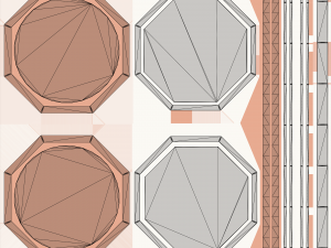 Metallic Coins Pack04 3D 模型