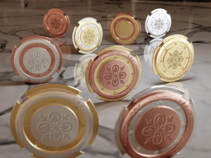 Metallic Coins Pack04 3D 模型