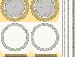 Metallic Coins Pack04 3D 模型