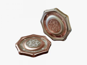 Metallic Coins Pack05 3D Model