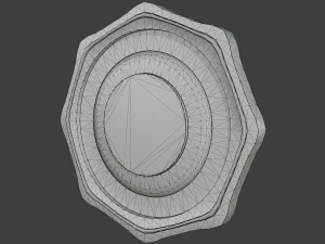 Metallic Coins Pack05 3D Model