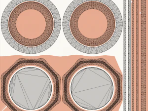 Metallic Coins Pack05 3D Model