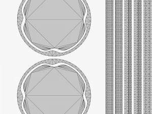 Metallic Coins Pack05 3D Model