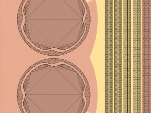 Metallic Coins Pack05 3D Model