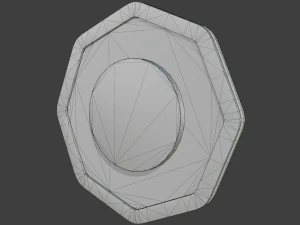 Metallic Coins Pack05 3D Model