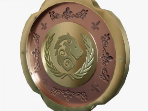 Metallic Coins Pack05 3D Model