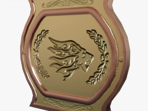 Metallic Coins Pack06 3D Model