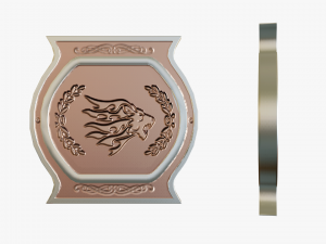 Metallic Coins Pack06 3D Модель