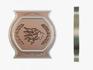 Metallic Coins Pack06 3D Model