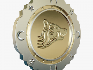 Metallic Coins Pack06 3D Модель