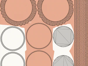 Metallic Coins Pack06 3D Model