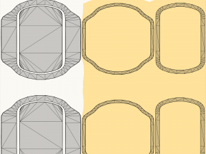 Metallic Coins Pack06 3D Модель