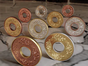 Metallic Coins Full Pack 3D Model