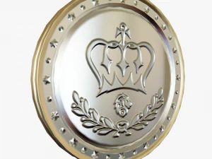 Metallic Coins Full Pack 3D Model