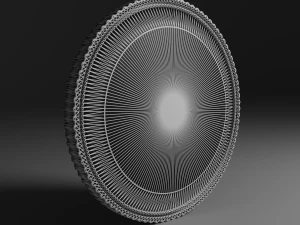 Metallic Coins Full Pack 3D Model