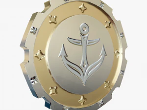 Metallic Coins Full Pack 3D Model