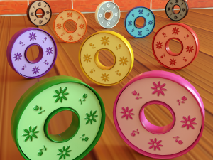 Cartoon Coins Pack01 Modèle 3D