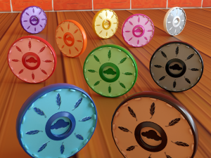 Cartoon Coins Pack01 Modèle 3D