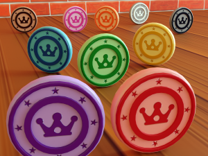 Cartoon Coins Pack01 Modèle 3D
