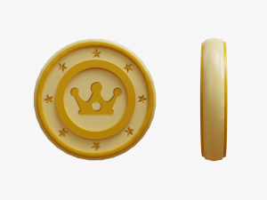 Cartoon Coins Pack01 Modèle 3D