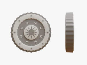 Cartoon Coins Pack02 3D Model