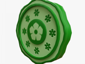 Cartoon Coins Pack02 3D 模型