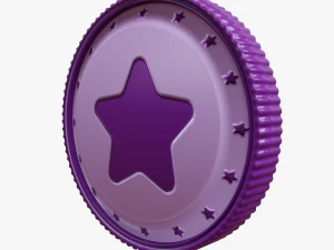 Cartoon Coins Pack02 3D Model