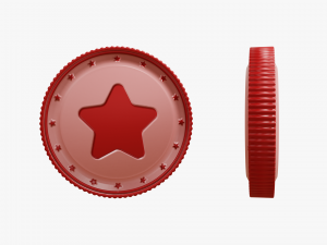 Cartoon Coins Pack02 3D 模型