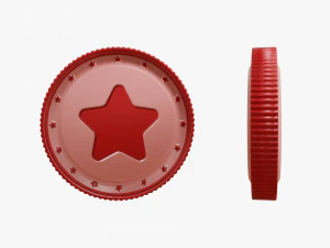 Cartoon Coins Pack02 3D Model