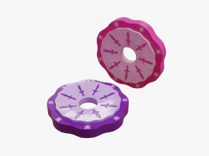Cartoon Coins Pack03 3D Model