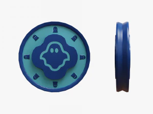 Cartoon Coins Pack03 3D Model