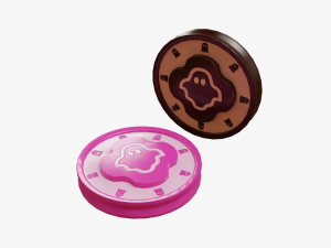Cartoon Coins Pack03 Modèle 3D
