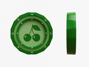 Cartoon Coins Pack04 3D Model