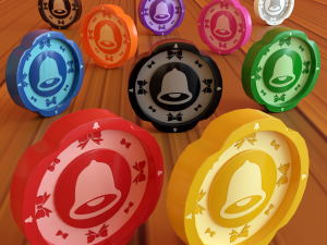 Cartoon Coins Pack05 Modello 3D