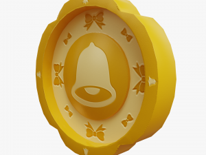 Cartoon Coins Pack05 Modello 3D