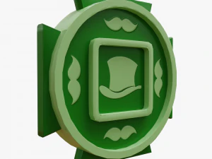 Cartoon Coins Pack06 3D Model