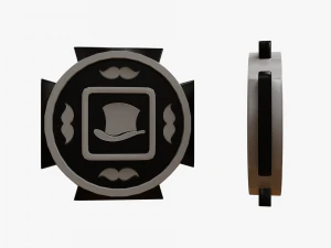 Cartoon Coins Pack06 3D Model