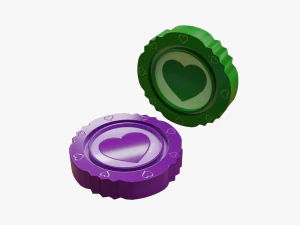 Cartoon Coins Pack06 3D Model