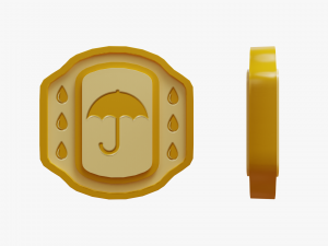 Cartoon Coins Pack06 Model 3D