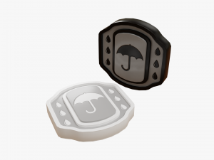 Cartoon Coins Pack06 Model 3D