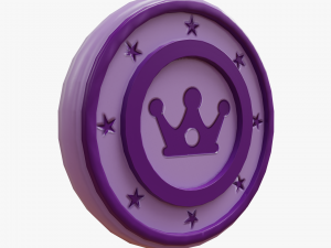 Cartoon Coins Full Pack 3D Model